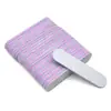 Nova Lixa de Unha para Manicure 9cm Dupla Face Modelagem Cinza Reta Tira Polidora Mini Tira de Polimento Lixa Fosca Descartável