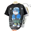 Nueva camiseta de manga corta para hombre, estilo coreano de verano, moderna, sencilla, de media manga, estilo Hong Kong, holgada, informal, de marca, de moda.