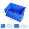 Caja de Plástico Plegable para Rotación, Caja Cuadrada Engrosada para Transferencia de Piezas de Automóvil con Tapa, Contenedor Plegable para Logística