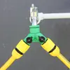 Conector Rápido para Manguera de Agua Adaptador de Grifo de 1/2 Pulgada 3/4 Pulgada Boquilla de Rociado de Agua del Grifo Conversión para Riego de Verduras y Campos Accesorios para Pistola de Agua