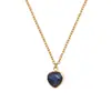 Colgante de cristal natural ágata amor transfronterizo colgante colgante cabeza chapada piedra natural collar piedra cristal al por mayor