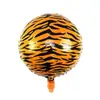 Balões de Folha de Alumínio Estampados de Animal 18 polegadas Festa Animal Estampa de Vaca Girafa Estampa de Leopardo Estampa de Tigre Balões de Folha de Alumínio Atacado