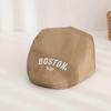 Boina anti-desgaste para niños bordado de letra personalizada gorra de visera para primavera y otoño sombrero versátil de invierno para niños y niñas