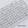 Broca quadrada Dongzhou 6MM flash K9 broca de vidro pontiaguda acessórios DIY novas joias de unha atacado