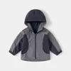 Chaquetas y Abrigos de Otoño 2026 para Niños Chaquetas con Capucha y Cremallera de Primavera Ropa Deportiva Casual para Bebés Ropa Infantil de Moda al por Mayor