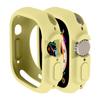 Funda Protectora Adecuada para Apple Watch Ultra4/3/49mm, Funda Suave de TPU Semi-Cubierta, Funda de Reloj de Color Caramelo Anticaídas