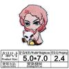Junle Parche de Tela Bordado de Dibujos Animados Demon Slayer Etiqueta Bordada Estilo Japonés Capítulo Personaje de Anime Bordado Parche de Ropa Bordado