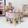 Caja Sorpresa Gato Mogiji Figura de Gato Hongo Lindo Muñeco de Resina de Dibujos Animados Decoración de Escritorio de Moda