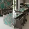 Importado Amazon Verde Natural Luxo Pedra Fundo Parede Personalizado Banheiro Bancada Mármore Mesa de Jantar Hall de Entrada