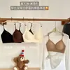Sujetador de belleza para mujer con tiras de gel de base líquida, soporte suave para la espalda, ropa interior sin costuras, diseño de doble uso, sujetador cómodo y sexy