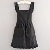 Delantal de moda cocina casera estilo western para mujer nuevo cintura para cocinar a prueba de aceite fresco ropa de trabajo para catering