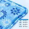Almohadilla de Hielo para Mascotas, Colchoneta Refrigerante para Dormir de Perro, Esterilla Refrigerante Rectangular de Verano para Gato, Almohadilla Refrigerante