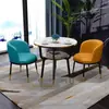 Mesa Pequeña de Té para Balcón, Juego de Mesa y Sillas Pequeñas para Reuniones y Negociaciones de Oficina, Mesa de Café Pequeña para Apartamento Pequeño del Hogar, Mesa de Comedor, Mesa Redonda Pequeña de Ocio