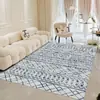 Alfombra de Sala de Estar Estilo Marroquí Transfronteriza, Resistente a Manchas, Fácil de Cuidar, Lavable, Alfombra Plegable, Alfombra Antideslizante para Uso Doméstico, Venta al por Mayor