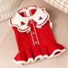 [Pré-venda] Roupas de cachorro para outono e inverno, suéter de urso Fair Isle, roupas de inverno para animais de estimação espessas e quentes