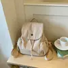 Mochila ligera de nailon de moda estilo coreano para mujer, nueva mochila a cuadros de verano 2026, bolso casual para la escuela y el trabajo