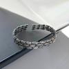 Pulsera de pez linda estilo étnico personalidad creativa para hombres y mujeres plateada año tras año más que pulsera abierta suministro al por mayor