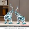 Decorações leves de luxo para casa, enfeites de elefante, sala de estar, armário de vinho com corda, corredor, escritório, inauguração de casa, presente de casa nova