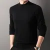 Suéter Engrosado de Lana Cachemir Peinada Hengyuanxiang para Hombre Otoño e Invierno 2025 Nuevo Suéter de Lana para Hombre de Cuello Alto