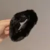 Presilha de Cabelo de Pelúcia Outono e Inverno para Mulheres, Presilha de Cabelo de Pelúcia para a Parte de Trás da Cabeça, Presilha Grande, Presilha de Tubarão, Grande e de Alta Qualidade