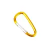 Accesorios del fabricante No. 6 Hebillas de Aleación de Aluminio Engrosadas en Forma de D, Hebilla para Joyería, Equipo de Escalada en Forma de Corazón al por Mayor, Hebilla de Calabaza para Mochila