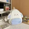 Mochila Versátil Suave y Linda para Niñas Estilo Japonés Ins Conejo de Dibujos Animados Lindo Mochila de Viaje Mochila Escolar