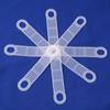 Cubierta Antideslizante de Silicona para Colgador Tienda de Ropa Colgador Adhesivo Antideslizante Negro Translúcido Doble Agujero Cubierta Antideslizante Accesorios para Colgador
