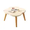 Mesa de Centro Pequeña para Mirador, Mesa de Té Pequeña para Balcón, Mesa Pequeña de Tatami para Piso de Dormitorio, Escritorio, Mesa Baja, Mesa Auxiliar Simple, Mesa Kang