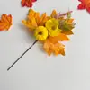Acessórios de Decoração de Halloween Novos Transfronteiriços: Guirlanda de Folhas de Bordo, Abóbora, Pinha, Frutas Vermelhas, Adereços de Outono para Festa da Colheita