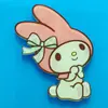 Broche de Acrílico Estrellas Gemelas Harajuku Insignia de Dibujos Animados Accesorios para Bolsos Estilo Carcasa de Teléfono DIY Lazo