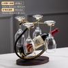 Nuevo Estante para Copas de Vino Tinto Estilo Chino Hogareño Copa Invertida Cisne Estante para Vino Tinto Adornos Nuevo Estilo Estante para Juego de Copas de Vino Tinto