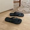 Chanclas sencillas de color sólido estilo Red Sun en línea, moda ins, chanclas casuales para vacaciones en la playa, zapatos de playa de verano para mujer para uso exterior