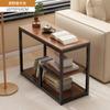 Armário Lateral de Sofá Mesa de Centro Móvel para Sala de Estar Mesa Pequena Prateleira de Armazenamento Armário Lateral para Casa Mesa de Chá para Varanda