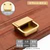 Fivela oculta preta puxador de gaveta de guarda-roupa puxador embutido de porta de armário puxador oculto embutido puxador dourado