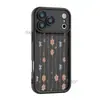 Cotización transfronteriza: Funda de teléfono retro floral a rayas, iPhone 17, funda protectora minimalista, Apple 16, funda suave de silicona