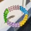 Pulsera Joyería de Mano Pulsera de Mariposa Morada Pulsera de Cristal de Imitación Pulsera para Mujer Joyería de Moda Pulsera de Cristal Pulsera de Amatista