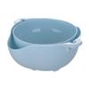 Modelo Popular de Cesta de Drenaje, Cesta Reversible para Verduras, Colador de Arroz de Plástico de Doble Capa para Cocina, Lavabo para Verduras, Utensilio para Lavar Frutas