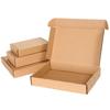 Juego de cajas exprés de papel Kraft en stock, venta al por mayor, caja de papel de cartón duro especial, embalaje de ropa interior, caja para máquina voladora