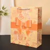 Bolsas de Regalo listas para usar con Lazos, Bolsas de Papel, Bolsas de Regalo Transfronterizas con Cintas, Bolsas de Regalo para Fiestas, Bolsas para Dulces de Halloween
