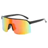Gafas de Ciclismo Integradas de Marco Grande, Gafas Deportivas de Ciclismo Coloridas Estilo Europeo y Americano para Exteriores, Gafas para Montañismo, Senderismo y Running