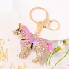 Chaveiro Popular Transfronteiriço Cavalo Pingente Pequeno com Strass Animal do Zodíaco Cavalo Chaveiro Atacado