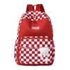 Mochila para Estudantes, Novo Modelo 2025, Mochila Escolar com Padrão Xadrez Fresco de Verão, Mochila Tendência Simples Xadrez Estilo Campus para Mulheres