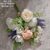 Xinzi Lu Lian Handletters Simulação Flores Decoração para casa Flores Flores de casamento Segurando flores Decoração de parede Cross-border Wall Hanging CF01346A