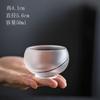 Taza Maestro Glaseada de Lujo Ligero Transparente Clara Taza Individual Taza de Té Kung Fu Taza de Té Grande Regalos para el Hogar