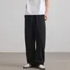 2026 Novo Estilo Americano Calça Casual Cinza Foice para Homens e Mulheres, Marca Tendência, Desconstruída, Caimento Solto, Calça de Moletom Esportiva