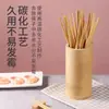 Palillos de bambú de alta gama, adecuados para uso doméstico, de estilo chino, sin barnizar ni encerar, resistentes al moho, antideslizantes y resistentes al calor, hechos de bambú natural