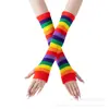 Guantes calcetines de algodón arcoíris venta directa de fábrica exportación explosiones ebay AliExpress Amazon caliente