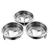 Nova Forma de Ovo Cozido no Vapor Aço Inoxidável Ovos Poché Ovos Cozidos Artefato Bandeja de Vapor Coração Cozinha Ovos Poché em Forma de Coração