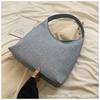 Bolso Tote de Moda de Gran Capacidad para Mujer 2024 Nuevo Casual Simple Bolso Sobaco Bolso de Hombro para Estudiantes