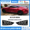 Adequado para Ford Mustang 24 cortinas modificadas Mustang triângulo traseiro janela decoração spoiler